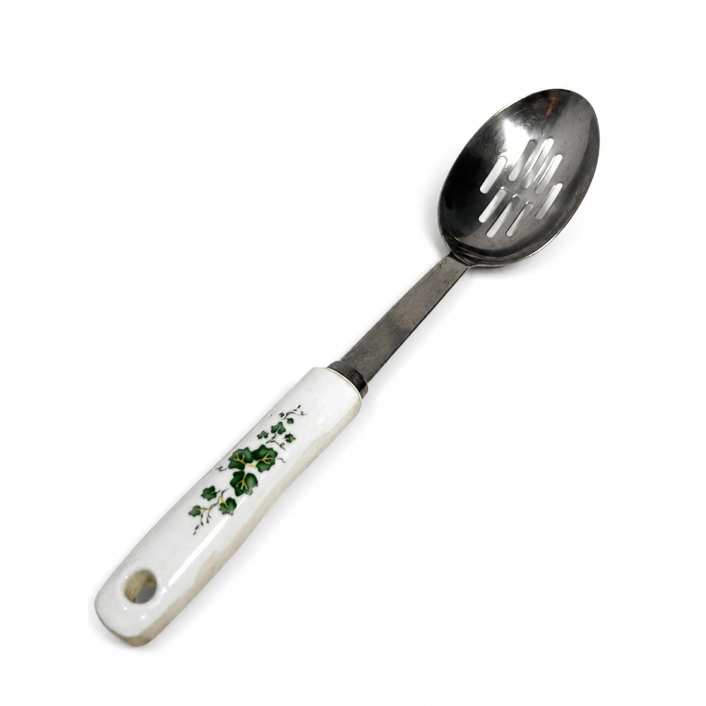 Corelle Coordinates Slotted Serving Spoon Kitchen Utensil Callaway Green Ivy